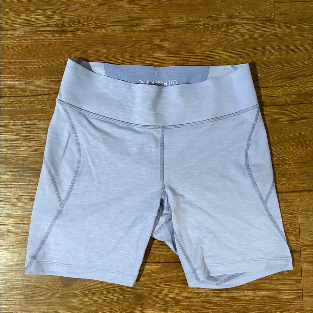 Outdoor Voices Women's Light Purple Bike Shorts